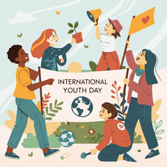 "Empowered Voices: Celebrating International Youth Day with Vision and Action"