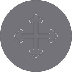 Arrow icon single icon vector illustration