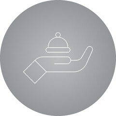 Serve icon single icon vector illustration