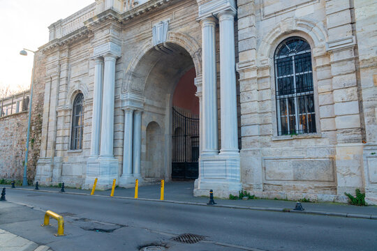Entrance to the Shehzade Mosque or Sehzade Camii located in Fatih district, Istanbul