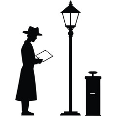  a minimalist silhouette