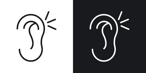 Obraz premium Listening icon