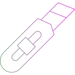 Cutter single icon vector illustration