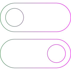 On off button single icon vector illustration