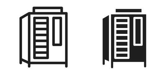 Infrared heat cabin icon