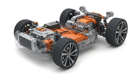 Exploring the Hybrid Powertrain  Innovative Engine and Battery Design for Enhanced Efficiency