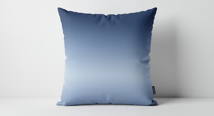 Ombre gradient pillow indoor studio shot