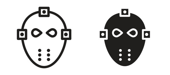 Hockey mask icon