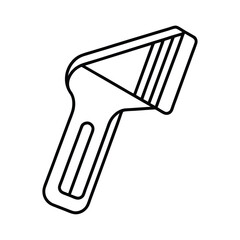 High quality vector illustration of a barcode scanner ideal for retail logistics and inventory management applications