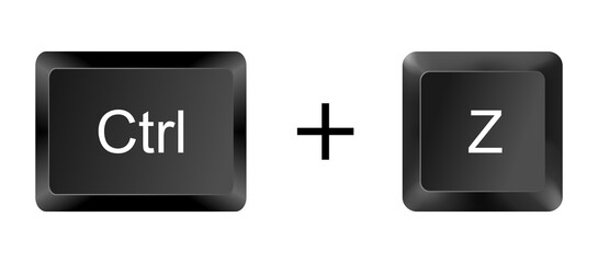 Ctrl + Z Shortcut Key Icon – Undo