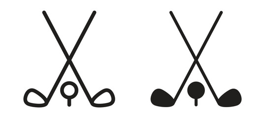 Golf club icon