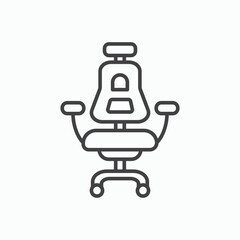 Gaming chair icon