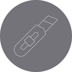 Cutter single icon vector illustration