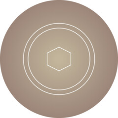 Crypto coin 9 single icon vector illustration