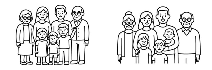 Multi-generational family gathering illustrating love and connection in a simple, joyful way