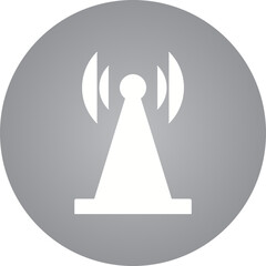 Antena single icon vector illustration