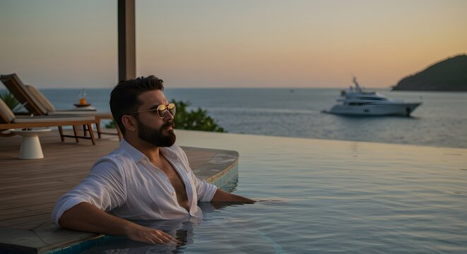 Elegant Luxury Lifestyle Concept with Wealth, Style, and Comfort