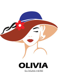 Feminine logo, Woman logo