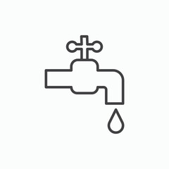 Faucet drip icon