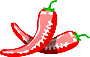 Fresh, juicy, and spicy chili pepper — bursting with heat and flavor