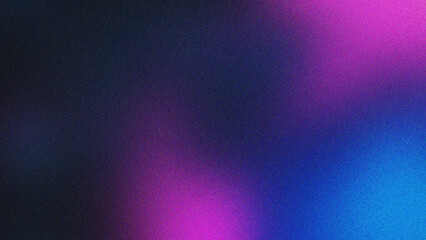 Fototapeta premium Pink, Amber, and Blue grainy texture with faded gradient and subtle noise blend, minimalist background perfect for marketing visuals, UI mockups, and presentation templates.
