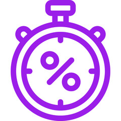 Stopwatch single icon vector illustration