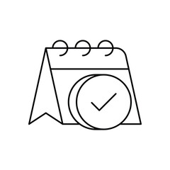 Planning Vector icon