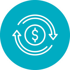Coins single icon vector illustration