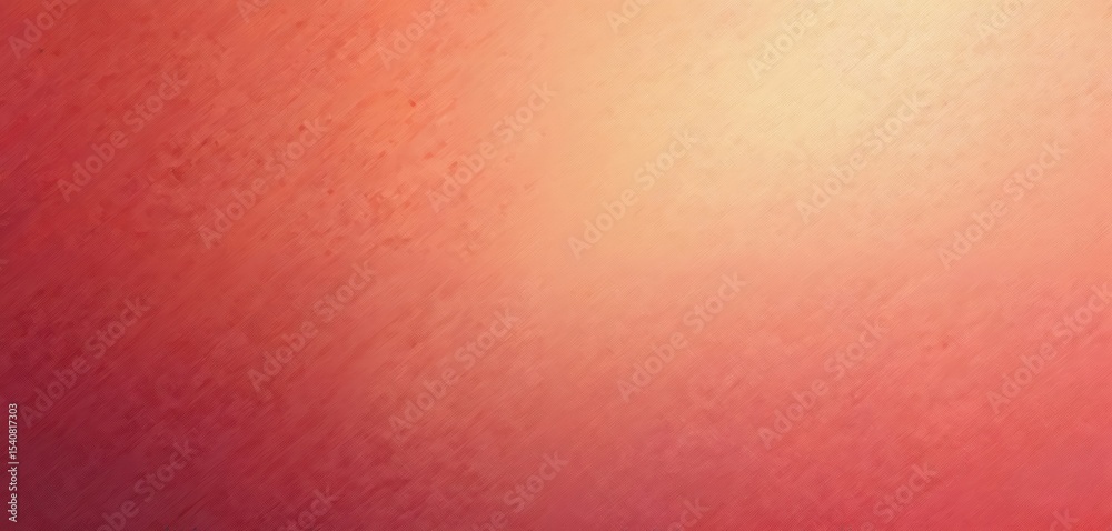 Poster Grainy red gradient texture background banner. Abstract pattern design with noise, gradation. Banner header for web print. Grunge wallpaper with red orange peach color for social media promotion.