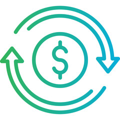 Coins single icon vector illustration