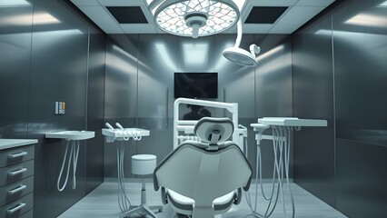 Bright and modern dental clinic interior designed for patient comfort and effective treatments.