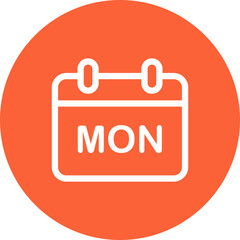 Calendars single icon vector illustration