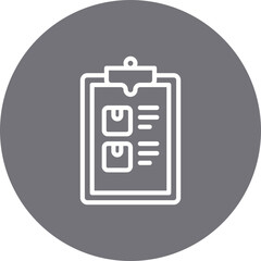 Clipboards single icon vector illustration