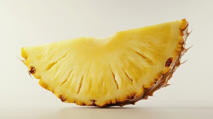 Close-up pineapple slice