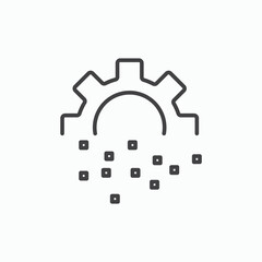 Digital transformation icon