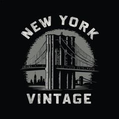 Fototapeta premium New York fashion for t shirt
