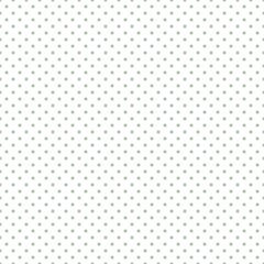 Muted green polka dot seamless pattern with soft natural dots on white background