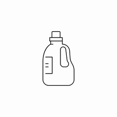 detergent bottle icon sign vector