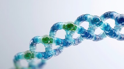 Abstract DNA chain