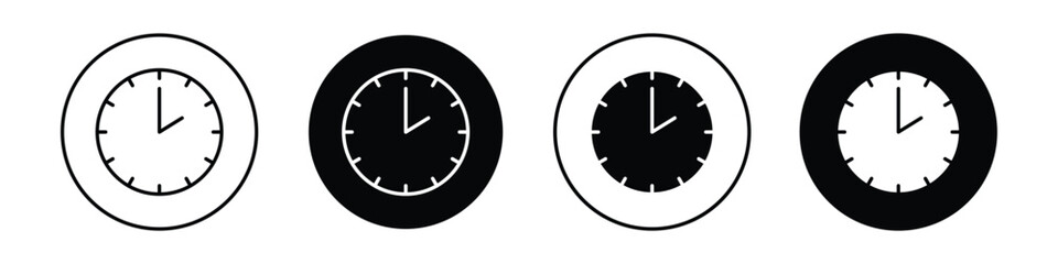 Clock two icon