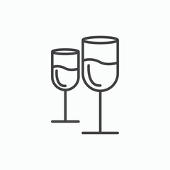 Champagne Glass icon