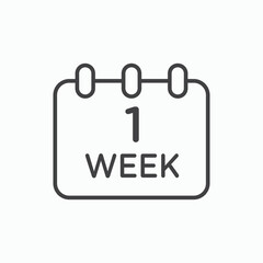 Calendar week icon