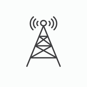 Broadcast tower icon