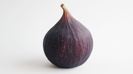 Single fig against white background