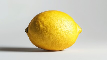 Single lemon on white background (1)
