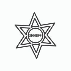 Badge Sheriff icon