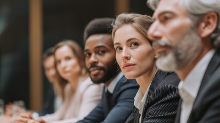 Fototapeta premium Diverse Team in Professional Meeting Setting