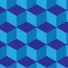 abstract abroad blue box gorgeous pattern design