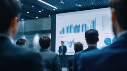 Business Presentation with Data Visualization Insights