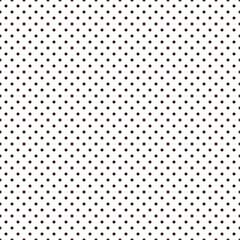 Dark brown polka dot seamless pattern with rich chocolate dots on white background